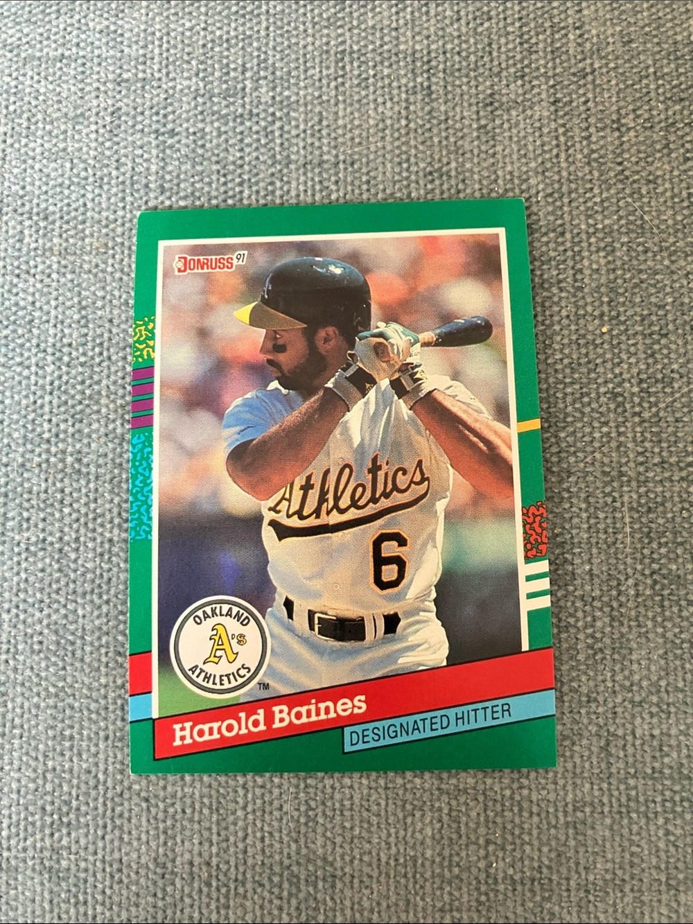 1991 Donruss Oakland A's Baseball Card Trading Card